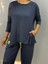 Kadın Iki Iplik Viskon Pamuk Kumaş Arma Detaylı Ikili Takım 4