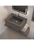 Zenıth 65 Etajerli Siyah Granit Banyo Lavabosu 65X45 2
