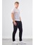 Ekru Bisiklet Yaka Çift Renk Slim Fit Triko Tshirt 2