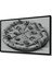 Çerçeve Görünümlü Siyah Beyaz Pizza Kara Kalem Görünümlü Dekoratif Ahşap Ev/işyeri/ofis Kare Tablo 2
