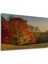 Sonbahar Yaprakları Yağlı Boya Görünümlü Dekoratif Ahşap Ev/işyeri/ofis Kare Tablo 3