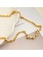 Küp Zincir Kolye Pirinç Gold 45+5cm 1