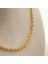 Küp Zincir Kolye Pirinç Gold 45+5cm 8