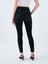 Kadın Skinny Fit Pantolon Yüksek Bel %91 Pamuklu Natalie Modeli Siyah 9