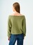 Long Crop Kadın Sweatshirt 8