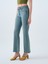 Long Flare Slim Fit Kadın Pantolon 7