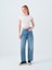 Straight Regular Fit Mavi Kadın Jean Pantolon LF2039819 6
