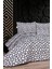 Stone 4 Parça Yatak Örtüsü 240X260 Beyaz Lacivert 1