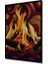 Çerçeve Görünümlü Ateş Dansı Yağlı Boya Görünümlü Dekoratif Ahşap Ev/işyeri/ofis Kare Tablo 2