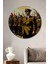 Atatürk ve Askerleri Çizgi Roman Görünümlü Dekoratif Ahşap Ev/işyeri/ofis Yuvarlak Tablo 1