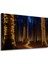 Işıltılı Orman Rüyası Yağlı Boya Görünümlü Dekoratif Ahşap Ev/işyeri/ofis Kare Tablo 3