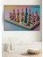 Pastel Renkli Satranç Tahtası Modern Sanat Dekoratif Ahşap Ev/işyeri/ofis Kare Tablo 1