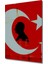 Atatürk Silüeti Türk Bayrağı Yağlı Boya Görünümlü Dekoratif Ahşap Ev/işyeri/ofis Kare Tablo 2