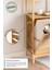 Bambu Kirli Sepetli 2 Raflı Çok Amaçlı Banyo Düzenleyici Çamaşır Sepeti Organizer DB-0001 5