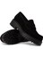 Kadın Hakiki Süet Siyah Loafer Ayakkabı - 01903ZSYHE03 3