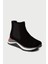 Kadın Hakiki Süet Siyah Chelsea Bot - Z1612ZSYHC01 5