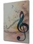 Müzik Notaları Yağlı Boya Görünümlü Dekoratif Ahşap Dekoratif Ev/işyeri/ofis Kare Tablo 2