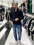 Keten Pamuk Uzun Kollu Oversize Erkek Gömlek 16