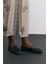 Loafer 2510 - Büzgülü Detaylı Siyah Kadın Loafer 10
