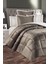 Yumi 6 Parça Comforter Çeyiz Seti Kahverengi 1