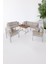 Metal Balkon Seti, Bahçe Takımı, Kafe Koltuğu, Bekleme Alanı Koltuğu, Oturma Grubu 1 + 1 + 2 + 3 + M 1