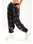 Chinese Desenli Pileli Jogger Pantolon 3