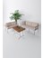 Balkon Mobilyası, Bahçe Takımı, Kafe Koltuğu, Bekleme Alanı Koltuğu, 2 + 3 + Masa 1