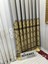 Nivemeshome Side Gri-Gold FT632057 V-2503 1/3 Sık Pileli Fon Perde Apm 1