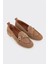Kahve Deri Kadın Loafer 2