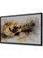 Çerçeve Görünümlü Sulu Boya Görünümlü Gitar Melodisi Dekoratif Ahşap Ev/işyeri/ofis Kare Tablo 2
