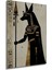 Anubis Tanrı Yağlı Boya Görünümlü Dekoratif Ahşap Ev/işyeri/ofis Kare Tablo 3