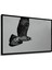 Çerçeve Görünümlü Siyah Beyaz Şahin Uçuşu Dekoratif Ahşap Ev/işyeri/ofis Kare Tablo 3
