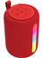 PBS228 Işıklı Taşınabilir Kablosuz Bluetooth Speaker Hoparlör 1200 Mah Kırmızı 2