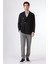 Siyah Kruvaze Slim Fit Erkek Ceket 1