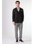 Siyah Kruvaze Slim Fit Erkek Ceket 3