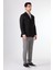 Siyah Kruvaze Slim Fit Erkek Ceket 4