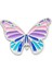Multi Purple Butterfly Jibbitz™ Metal Charm 10011089 4
