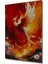 Ateş Kuşu Phoenix Yağlı Boya Görünümlü Dekoratif Ahşap Ev/işyeri/ofis Kare Tablo 2