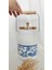 Blue Blanc Emaye Otantik Bakraç 2 Litre 12 cm Çap Süt Yoğurt Bakliyat Çay Şeker Bakracı 4