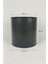 Zenith 30x30 cm Silindir Saksı - İç ve Dış Mekan Modern Metal Saksılık 3