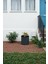 Zenith 30x30 cm Silindir Saksı - İç ve Dış Mekan Modern Metal Saksılık 8