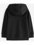 Erkek Çocuk Basic Düz Kapüşonlu Fermuarlı Sweatshirt 3