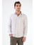 Yeşil Erkek Slim Fit Çiçek Desenli Brent Yaka Uzun Kol Gömlek - 104785 6