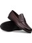 Erkek Bordo Hakiki Deri Loafer Ayakkabı - 01538MBRDC01 2