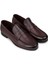 Erkek Bordo Hakiki Deri Loafer Ayakkabı - 01538MBRDC01 4