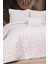 Stone 4 Parça Yatak Örtüsü 240X260 Beyaz Cappucino 1
