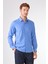 Koyu Mavi Erkek Slim Fit Düz Gömlek - 92103 7