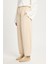 Kadın Taş Oversize Modal Kumaş Yumuşacık Pantalon 30004 2