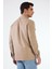 Bej Erkek Regular Fit Düz Klasik Yaka Süet Mont - 104736 11