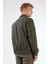 Haki Erkek Regular Fit Düz Klasik Yaka Bomber Mont 8
